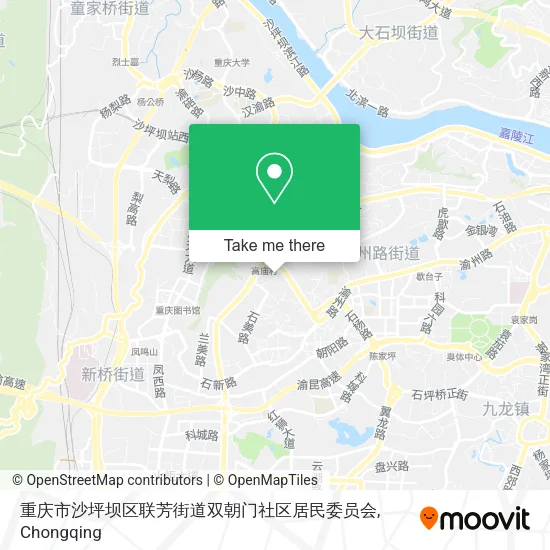 重庆市沙坪坝区联芳街道双朝门社区居民委员会 map