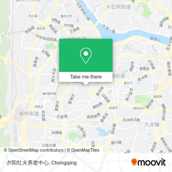 夕阳红火养老中心 map