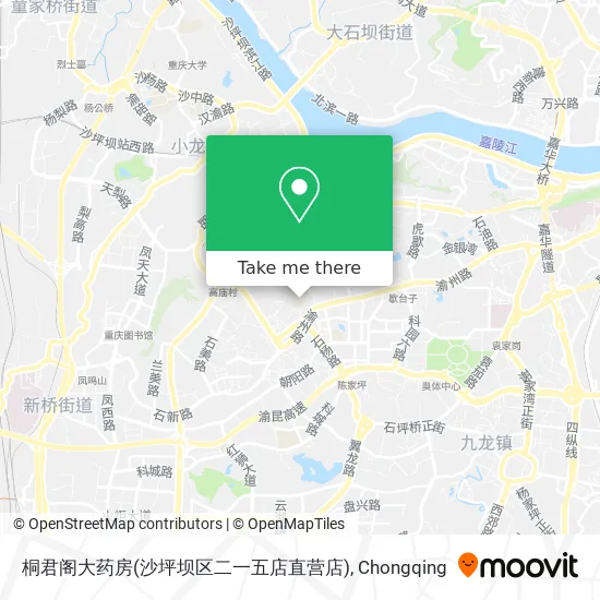 桐君阁大药房(沙坪坝区二一五店直营店) map