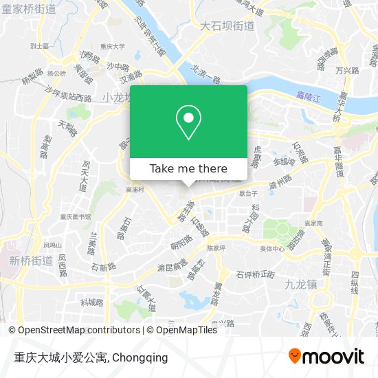 重庆大城小爱公寓 map