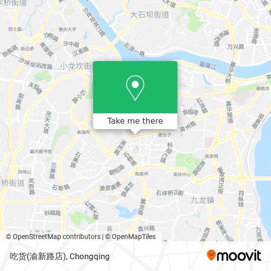吃货(渝新路店) map