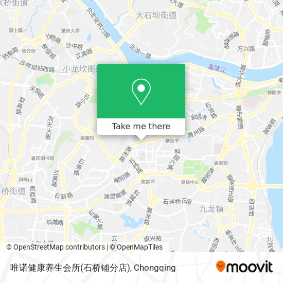 唯诺健康养生会所(石桥铺分店) map