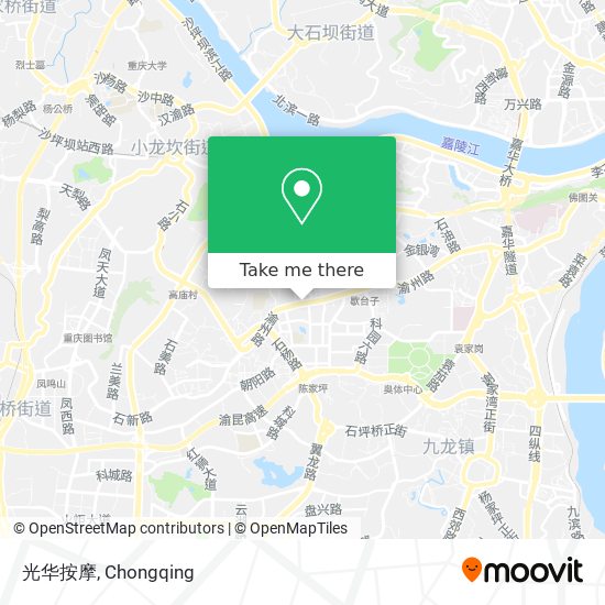 光华按摩 map
