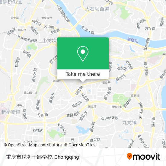 重庆市税务干部学校 map