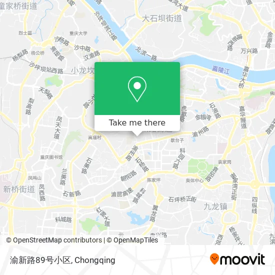 渝新路89号小区 map