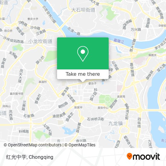 红光中学 map