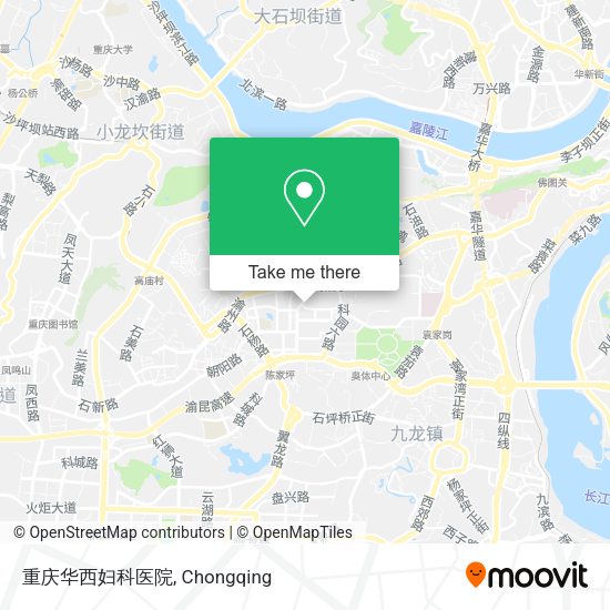 重庆华西妇科医院 map