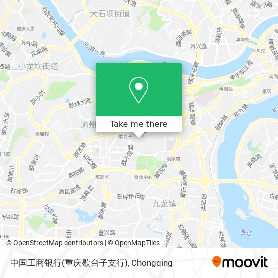 中国工商银行(重庆歇台子支行) map