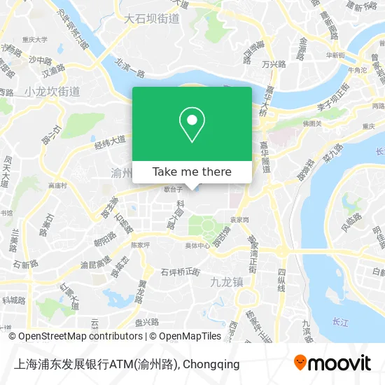 上海浦东发展银行ATM(渝州路) map