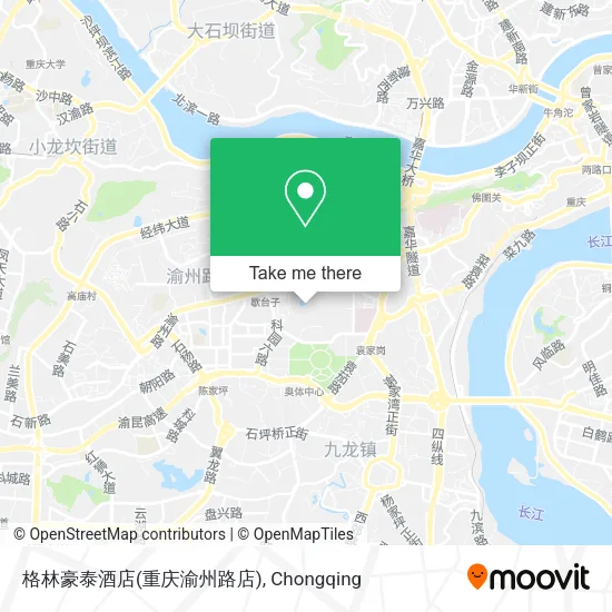 格林豪泰酒店(重庆渝州路店) map