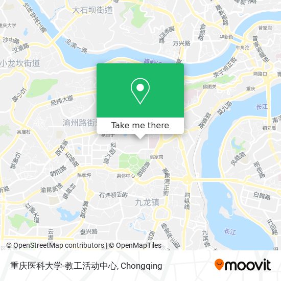 重庆医科大学-教工活动中心 map