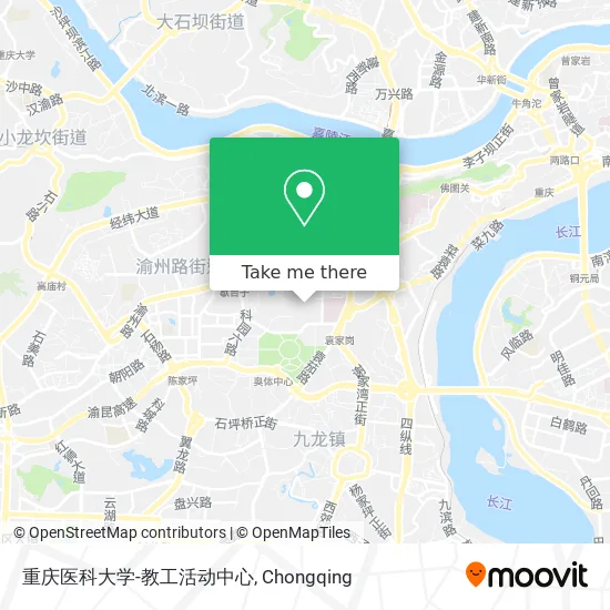 重庆医科大学-教工活动中心 map