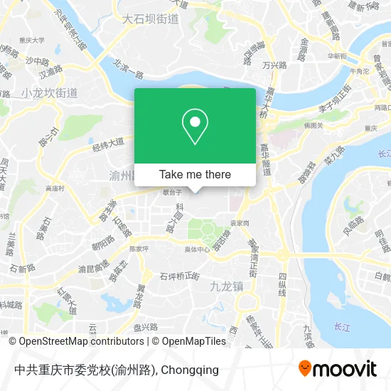 中共重庆市委党校(渝州路) map