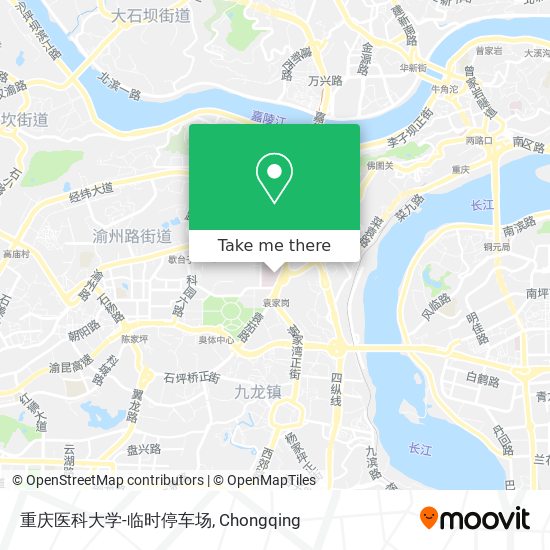 重庆医科大学-临时停车场 map