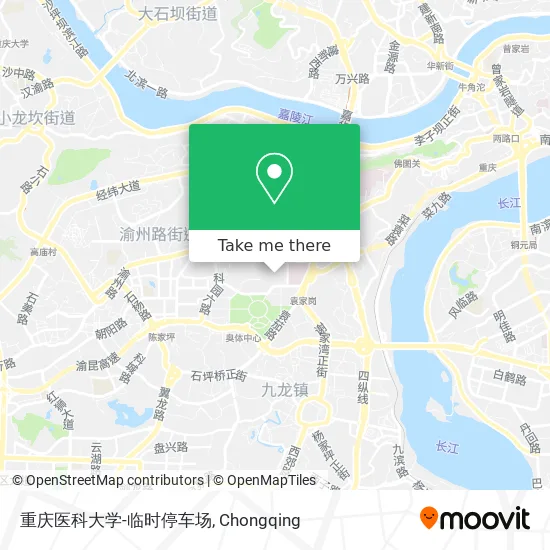 重庆医科大学-临时停车场 map