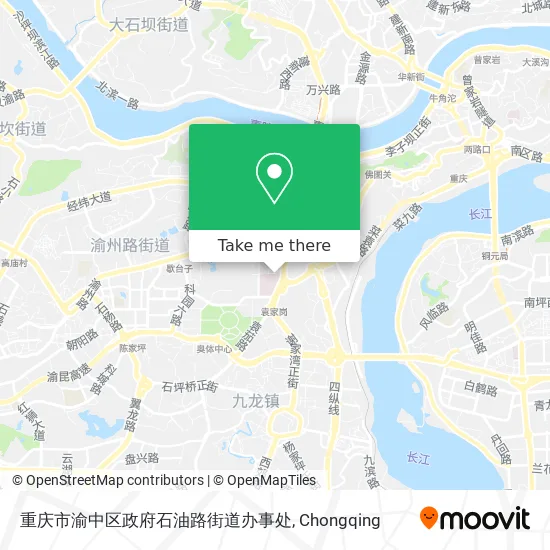 重庆市渝中区政府石油路街道办事处 map