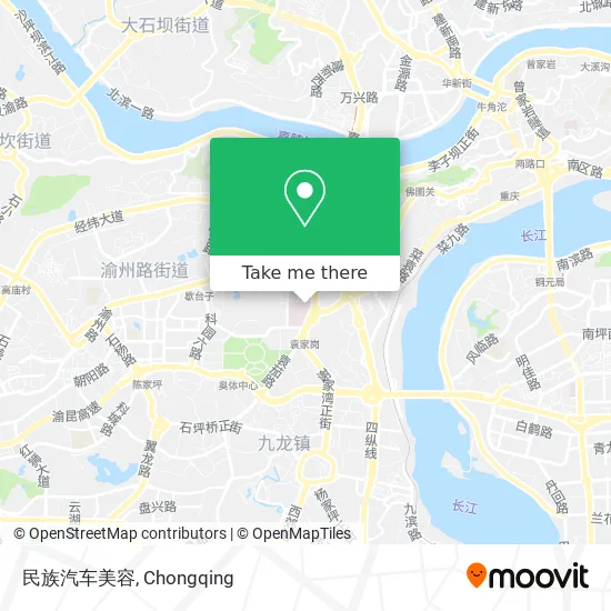民族汽车美容 map