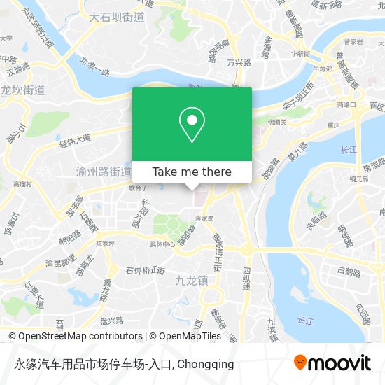 永缘汽车用品市场停车场-入口 map