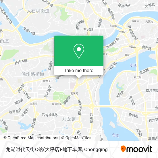 龙湖时代天街C馆(大坪店)-地下车库 map