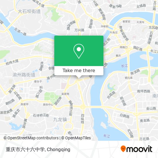 重庆市六十六中学 map