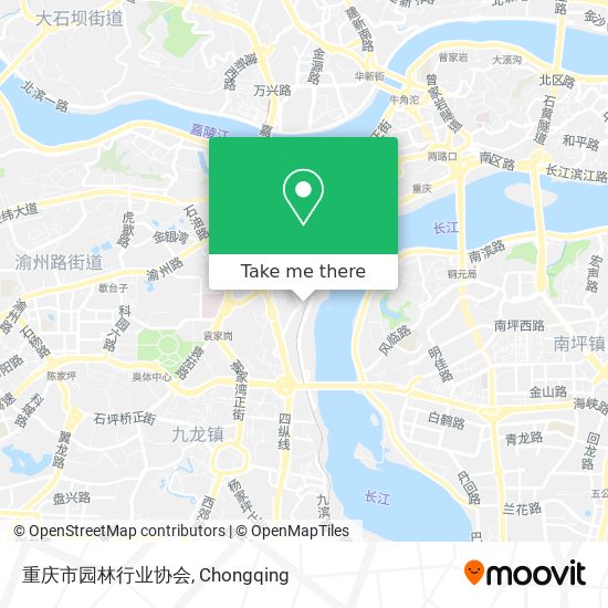 重庆市园林行业协会 map