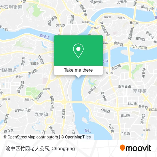 渝中区竹园老人公寓 map