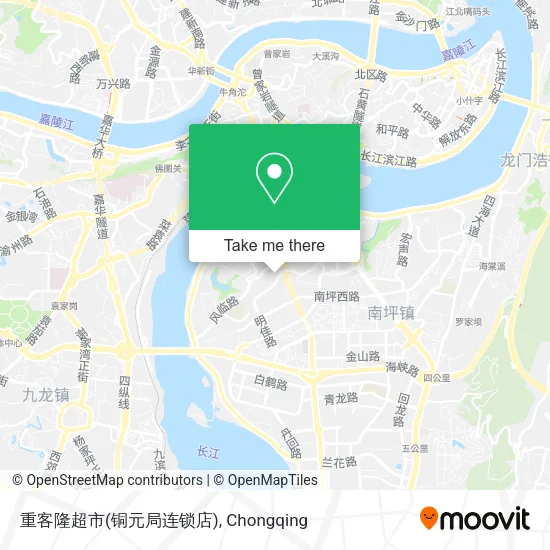 重客隆超市(铜元局连锁店) map