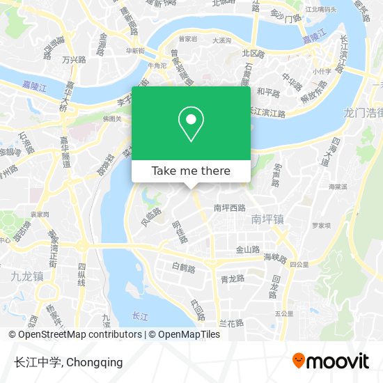 长江中学 map