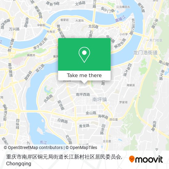 重庆市南岸区铜元局街道长江新村社区居民委员会 map