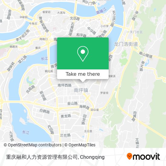 重庆融和人力资源管理有限公司 map
