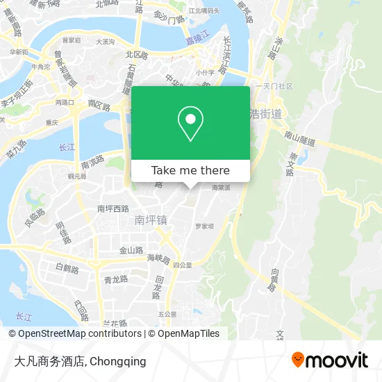 大凡商务酒店 map