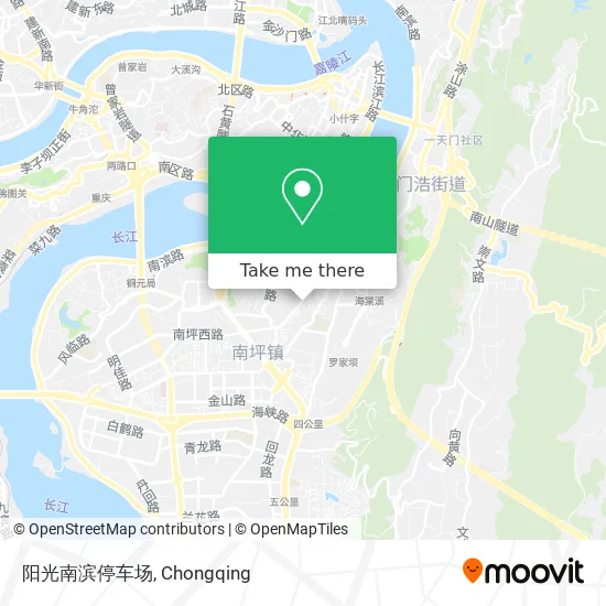 阳光南滨停车场 map