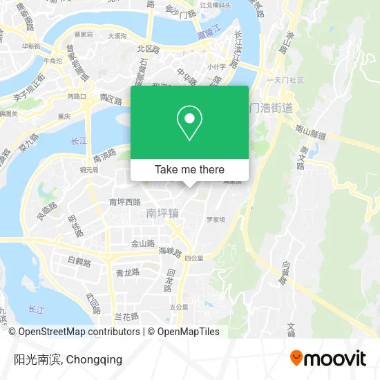 阳光南滨 map