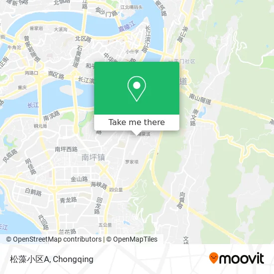 松藻小区A map