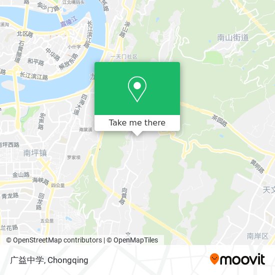 广益中学 map