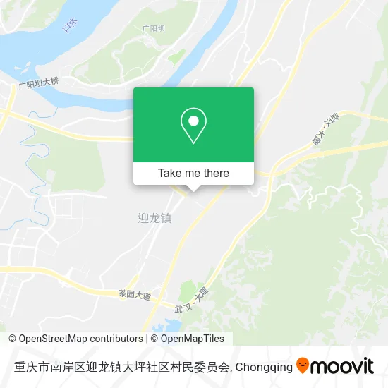 重庆市南岸区迎龙镇大坪社区村民委员会 map