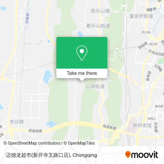 迈德龙超市(新开寺叉路口店) map