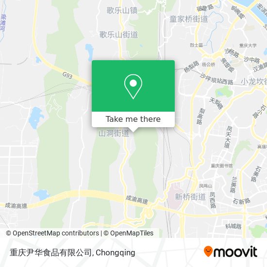 重庆尹华食品有限公司 map