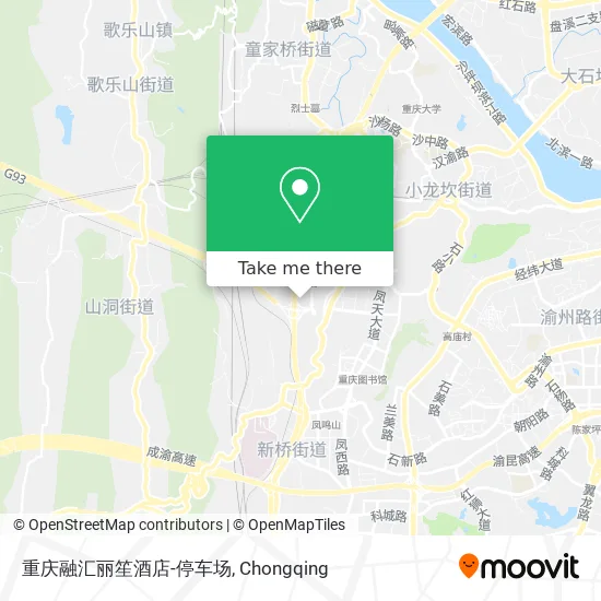 重庆融汇丽笙酒店-停车场 map