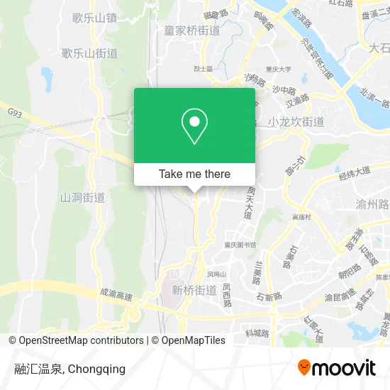 融汇温泉 map
