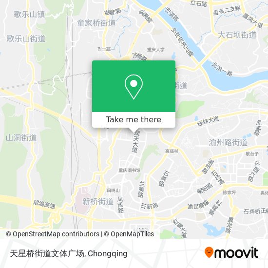 天星桥街道文体广场 map