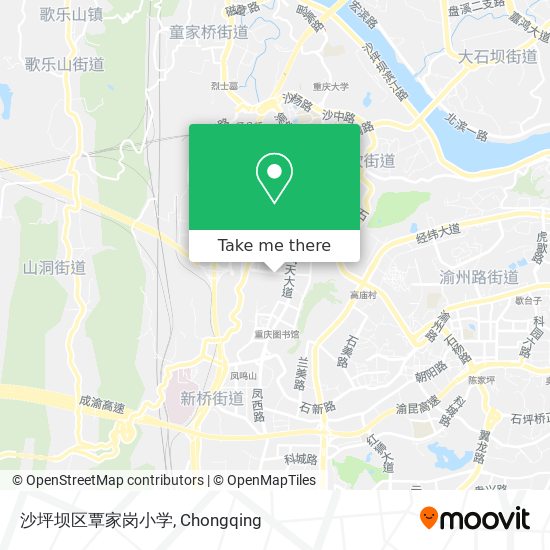 沙坪坝区覃家岗小学 map