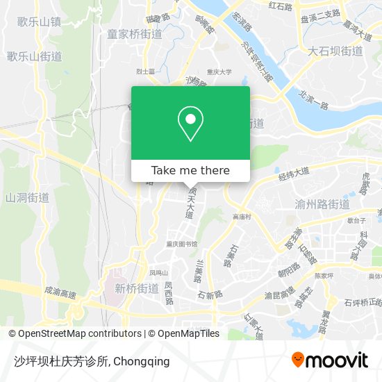 沙坪坝杜庆芳诊所 map