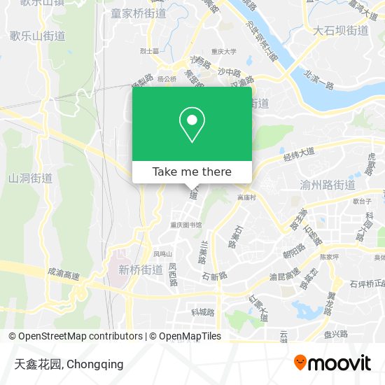 天鑫花园 map
