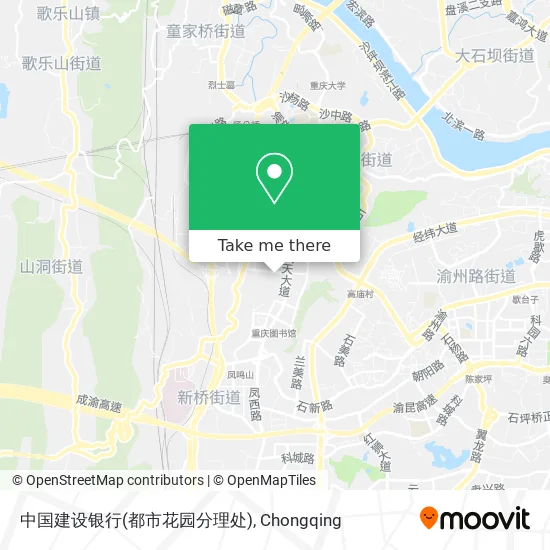 中国建设银行(都市花园分理处) map