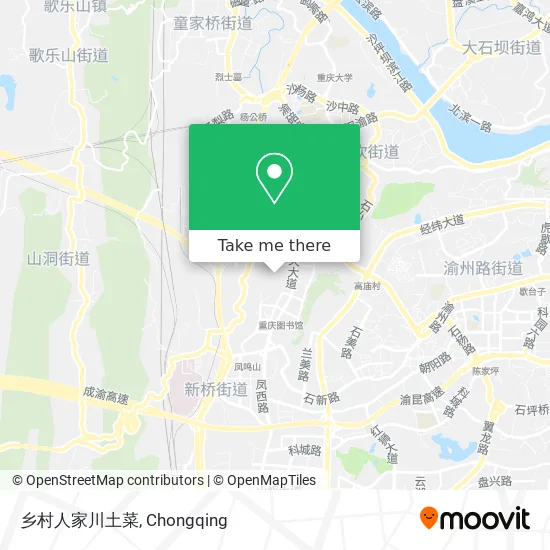 乡村人家川土菜 map