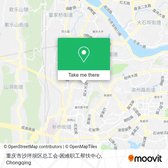 重庆市沙坪坝区总工会-困难职工帮扶中心 map