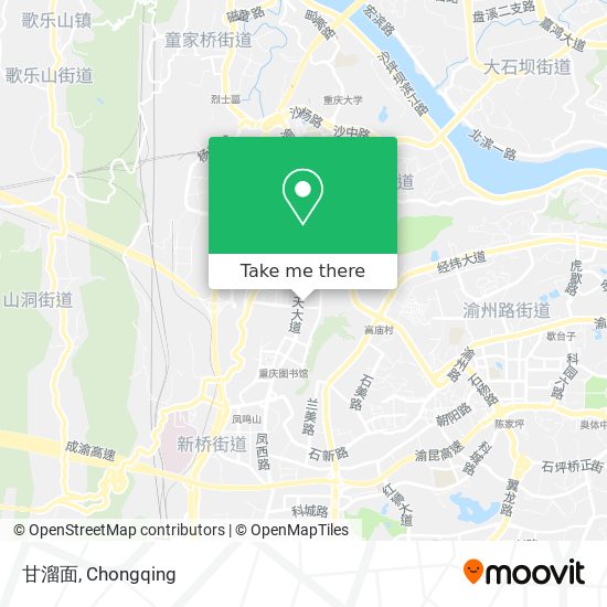 甘溜面 map