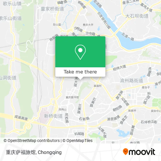 重庆萨福旅馆 map
