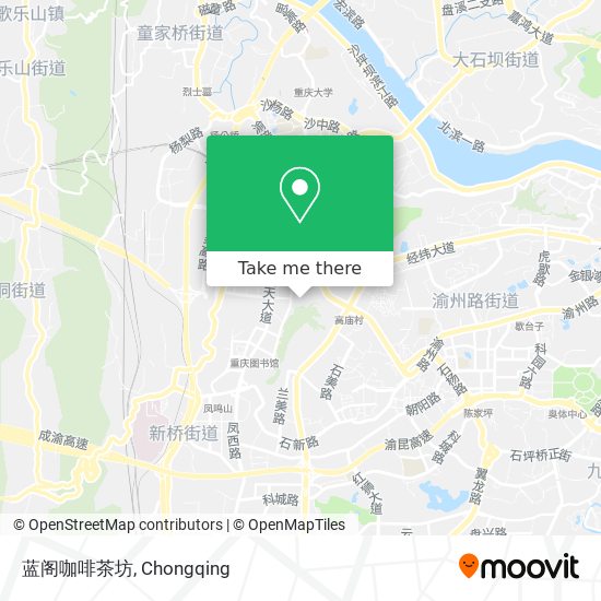 蓝阁咖啡茶坊 map
